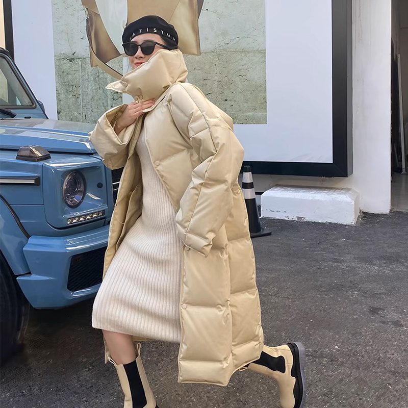 NIGO Bottega Veneta Women's Winter Solid Color Fashion Single Breasted Loose Long Sleeve Puffer Down Jacket Ngvp #nigo9491