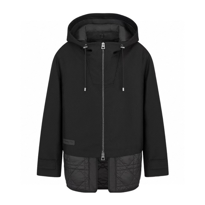 NIGO Dior Women's Spring And Autumn Plaid Zipper Drawstring Two-Piece Long Sleeve Solid Color Hooded Jacket Ngvp #nigo9496