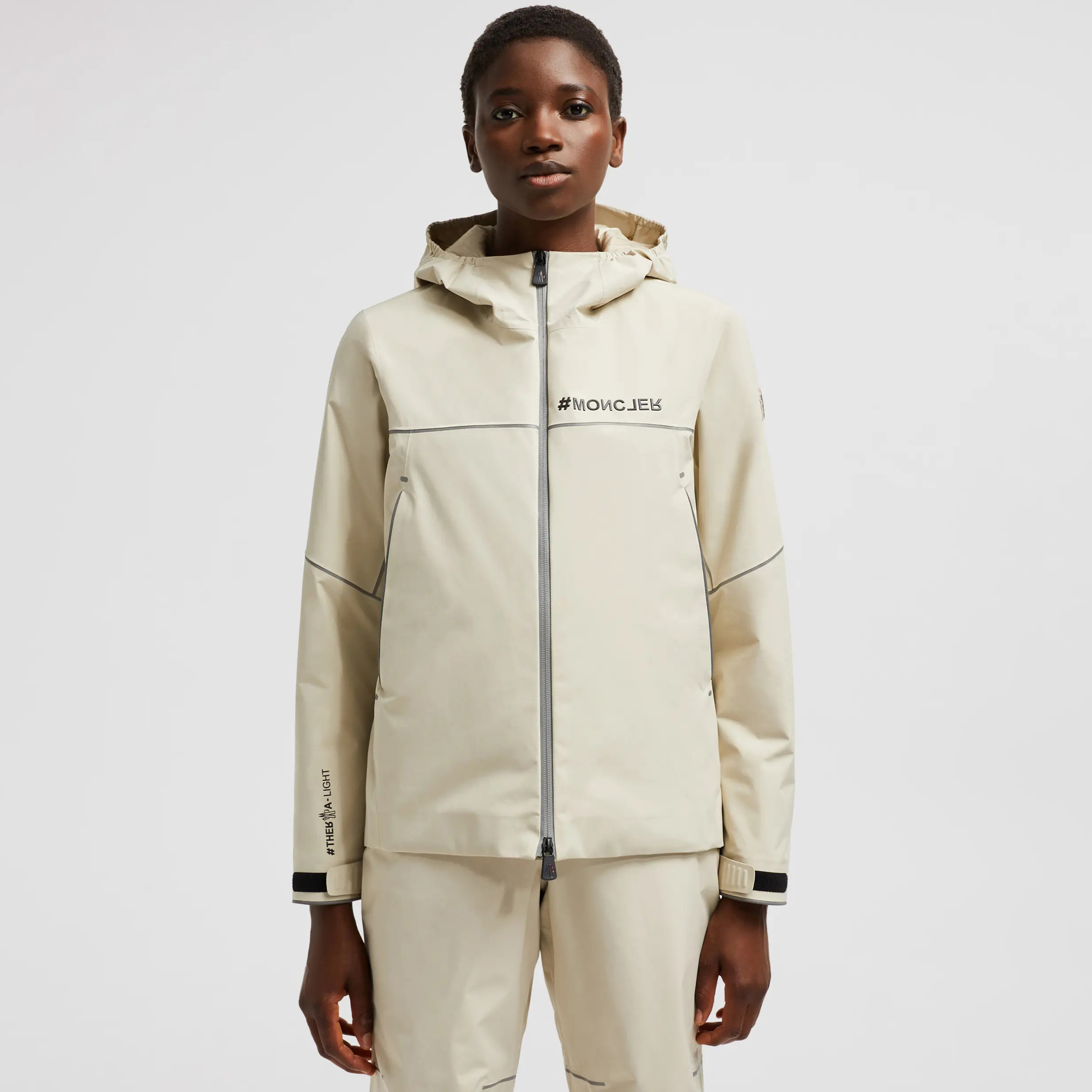 NIGO Moncler Women's Autumn and Winter Letter Printed Zipper Long Sleeve Puffer Down Jacket #nigo73757