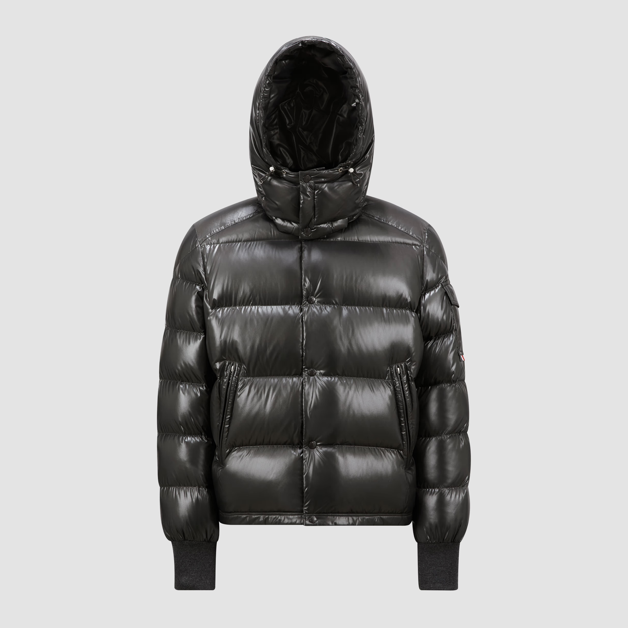 NIGO Moncler Men's Autumn and Winter Solid Color Nylon Waterproof Fabric Hooded Zipper Long Sleeve Puffer Down Jacket #nigo73749