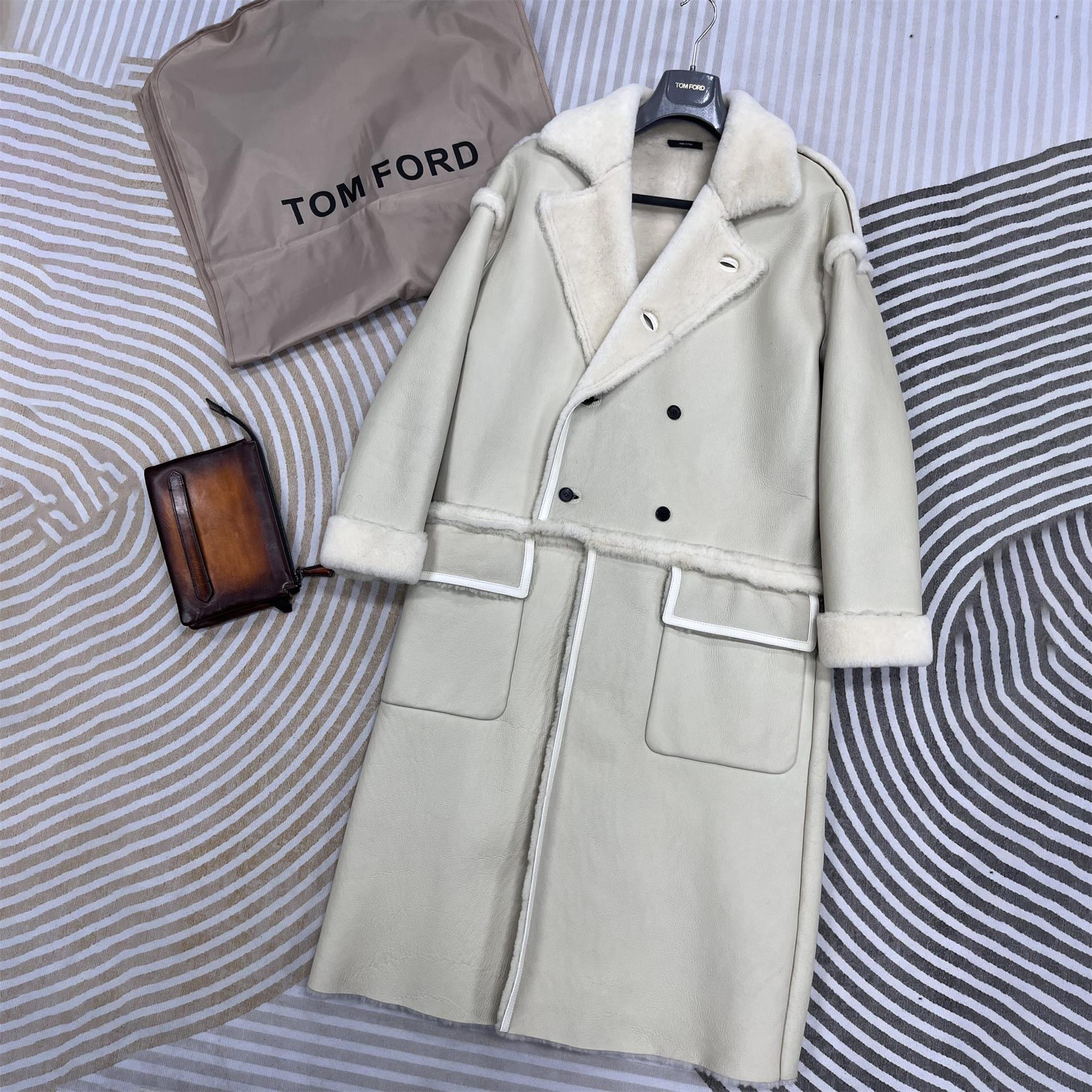 Nigo Tom Ford Women's Winter Solid Color Padded Single Breasted Long Coat Jacket #nigo73764