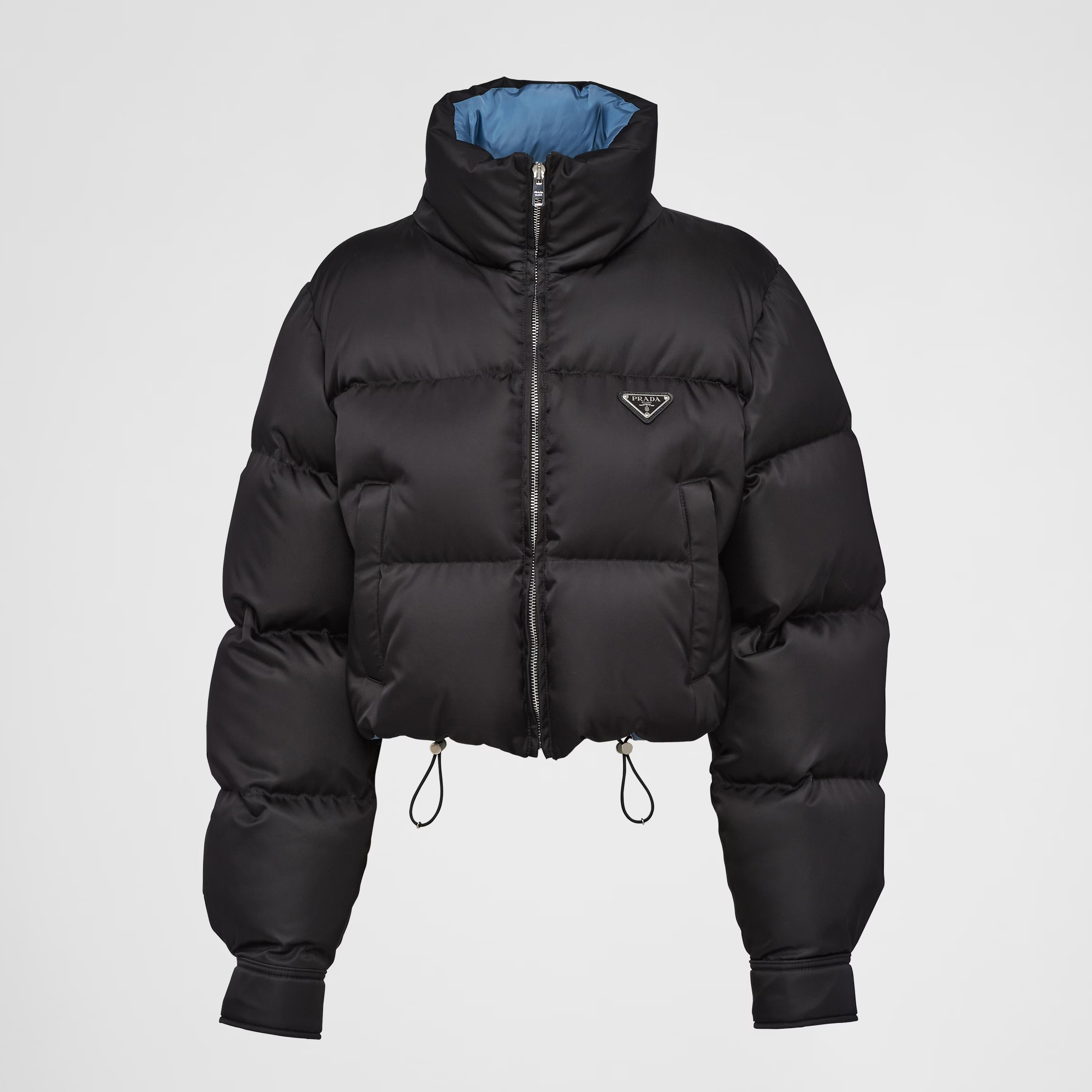 NIGO Prada Women's Autumn and Winter Solid Color Single Breasted High Collar Long Sleeve Puffer Down Jacket #nigo73771