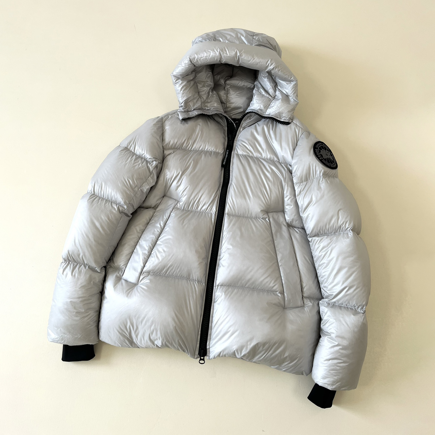 NIGO Canada Goose Men's Autumn and Winter Solid Color Hooded Long Sleeve Lined Removable Elastic Back Puffer Down Jacket #nigo73778