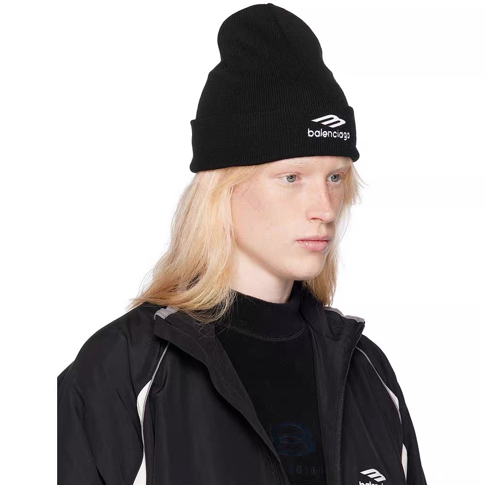 NIGO Balenciaga Women's Autumn and Winter Solid Color Knitted Warm Fleece Hat Cap #nigo73784