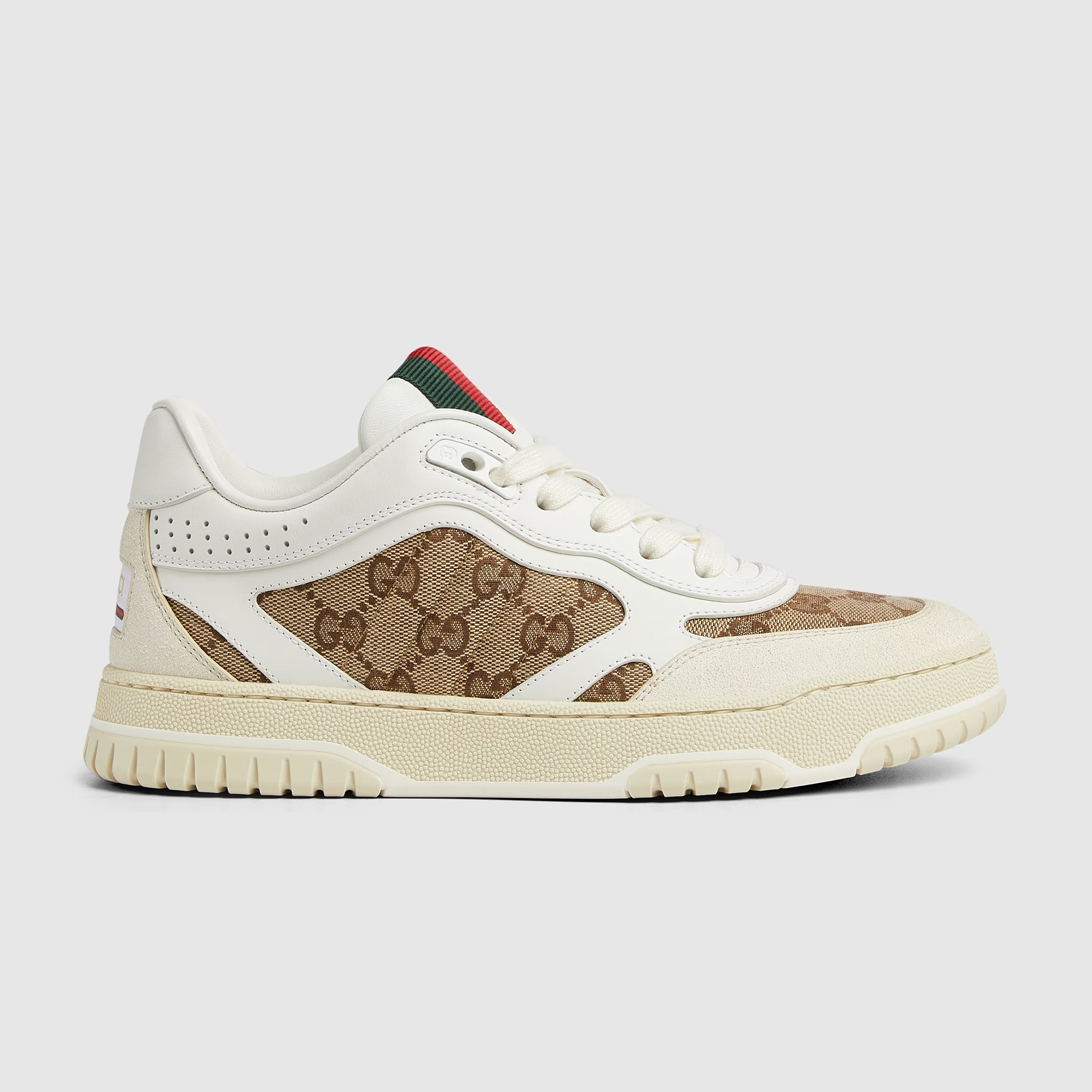 NIGO Gucci Women's Patchwork Design Embossed Low Top Lace Up Leather Sneakers Shoes #nigo73776