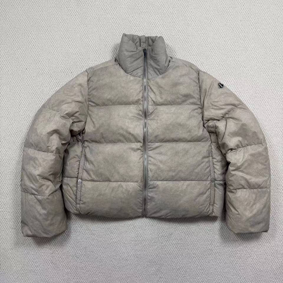 NIGO Moncler x Rick Owens Men's And Women's Winter Solid Color Zipper Long Sleeve Puffer Down Jacket #nigo73798