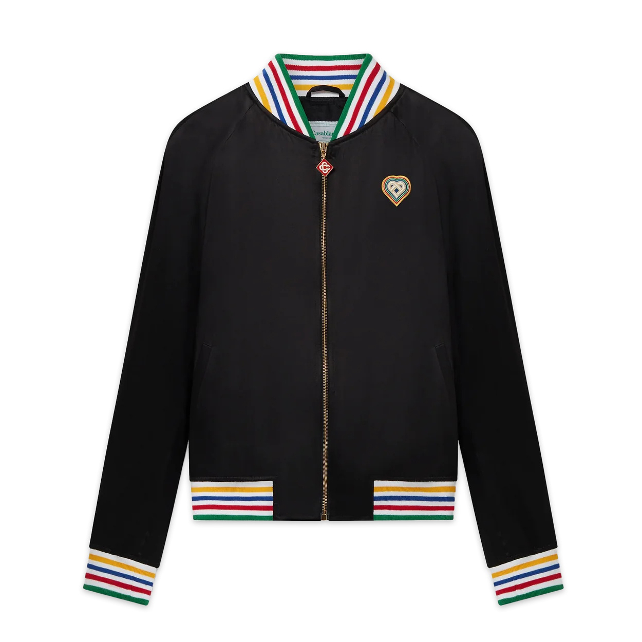 NIGO Casablanca Men's and Women's Spring and Autumn Pattern Printed Solid Color Zipper Long Sleeve Jacket #nigo73816