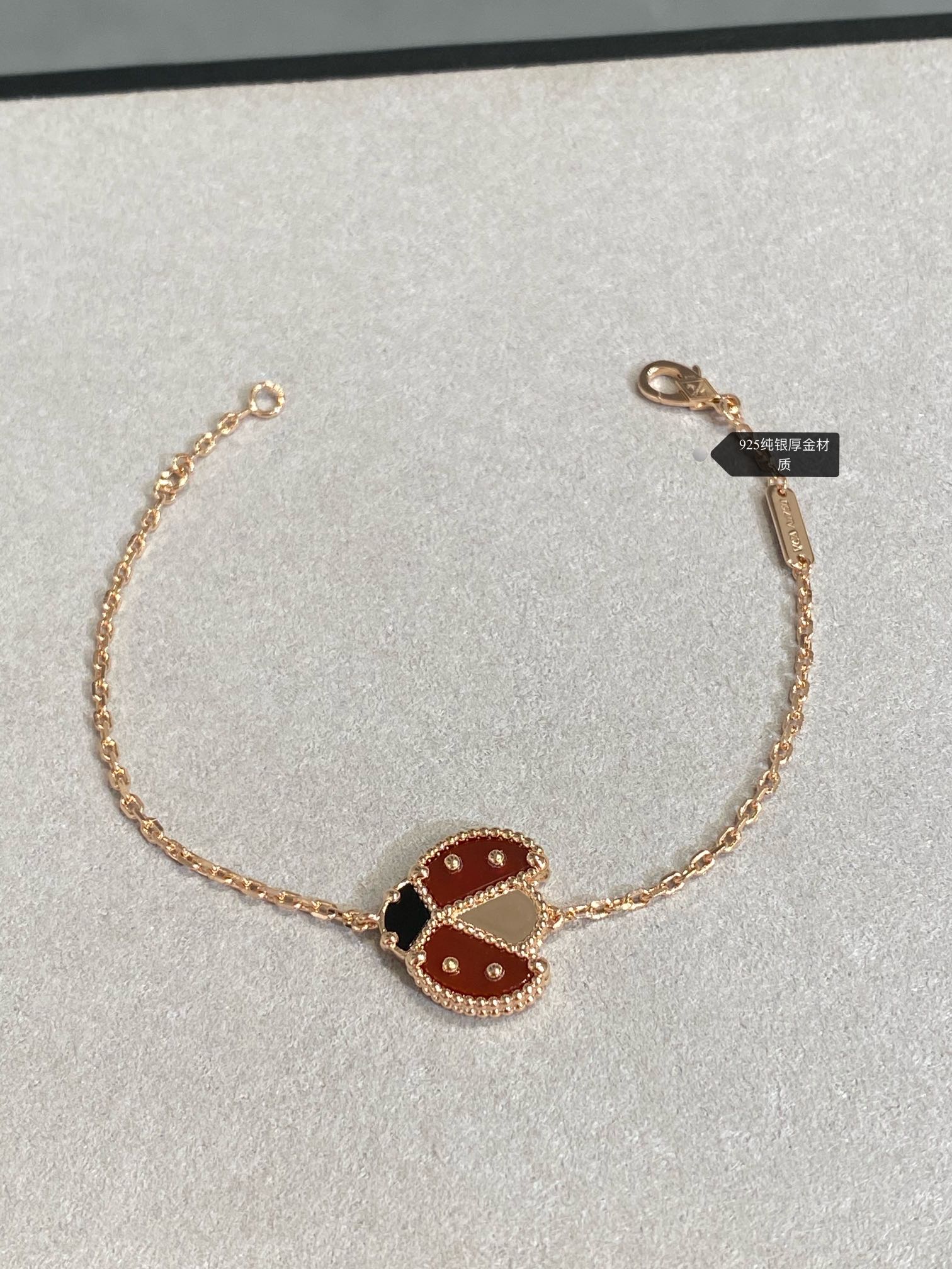 NIGO Van Cleef & Arpels Lucky Spring Women's Spread Wings Ladybug Bracelet Jewelry #nigo73829