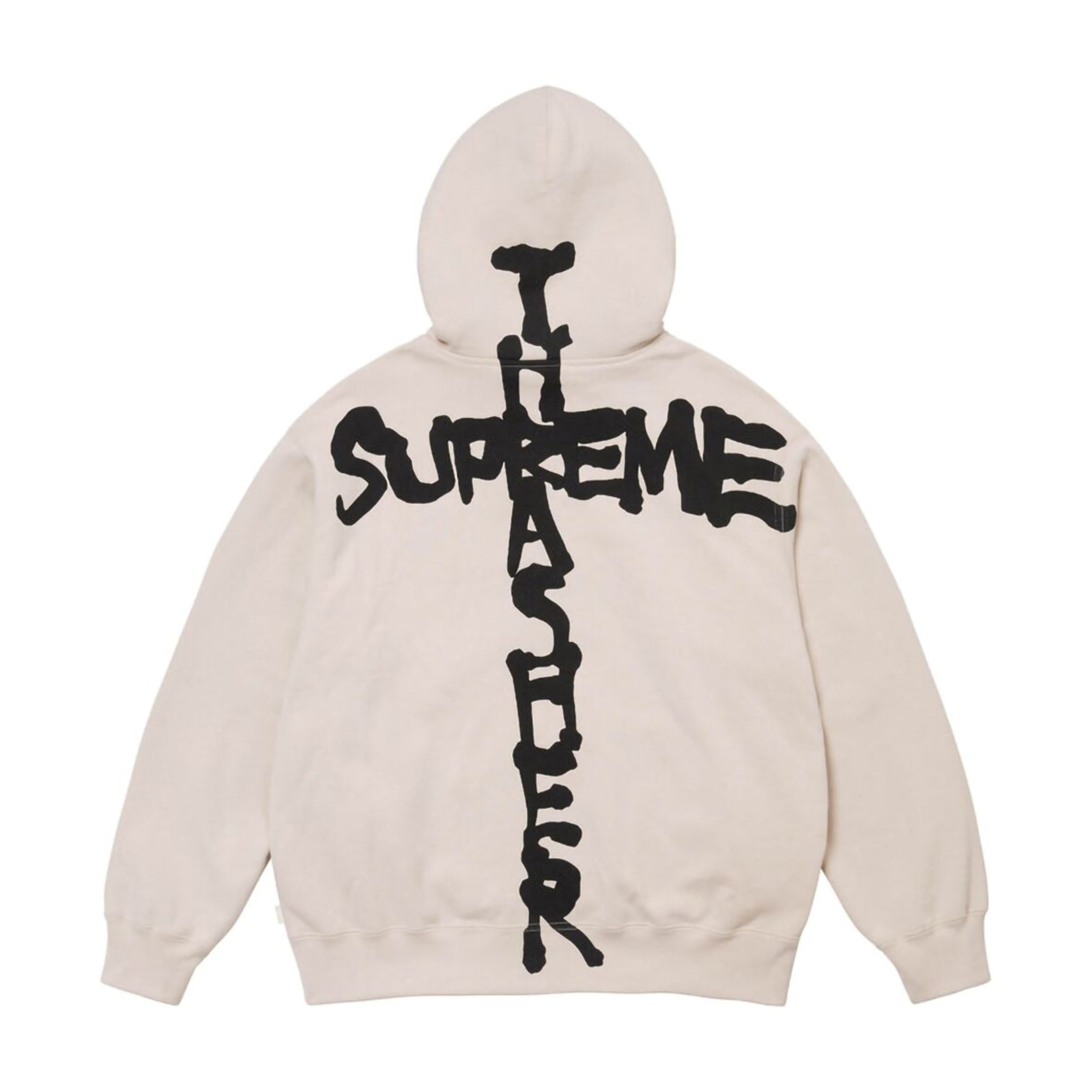 NIGO Supreme x Thrasher Men's and Women's Spring and Autumn Solid Color Back Cross Letter Logo Printed Pattern Cotton Hooded Sweatshirt #nigo73843