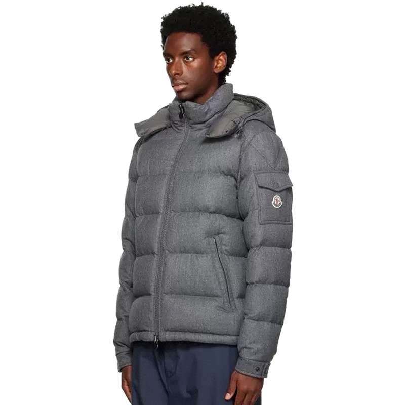 NIGO Moncler Men's Winter Solid Color Hooded Zipper Long Sleeve Puffer Down Jacket #nigo73858