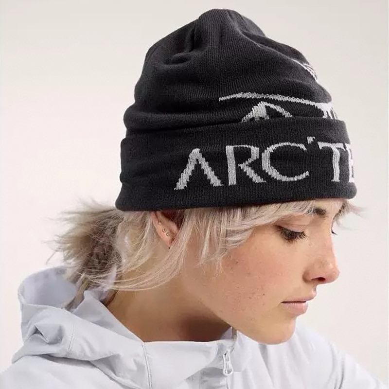 NIGO Arcteryx Men's and Women's Solid Color Logo Printed Recycled Polyester Fleece Hat Cap #nigo73845