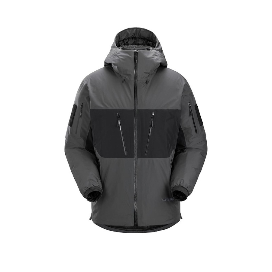 NIGO Arcteryx Men's Women's Colorblocking Autumn And Winter Even Hard Shell Hooded Puffer Down Jacket Long Sleeve Loose Jacket Coat Ngvp #nigo9533