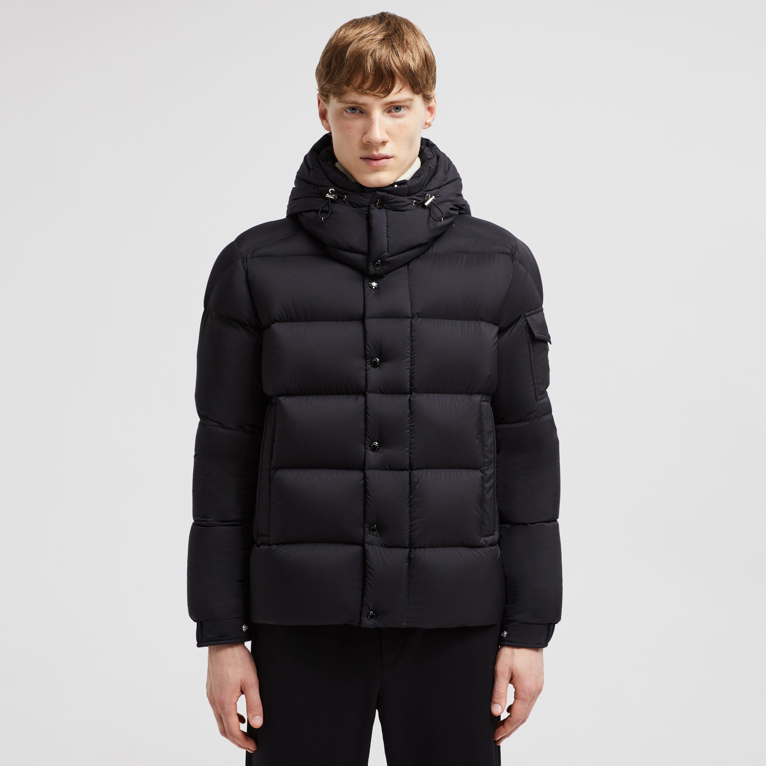 NIGO Moncler Men's Winter Solid Color Hooded Zipper Long Sleeve Puffer Down Jacket #nigo73863