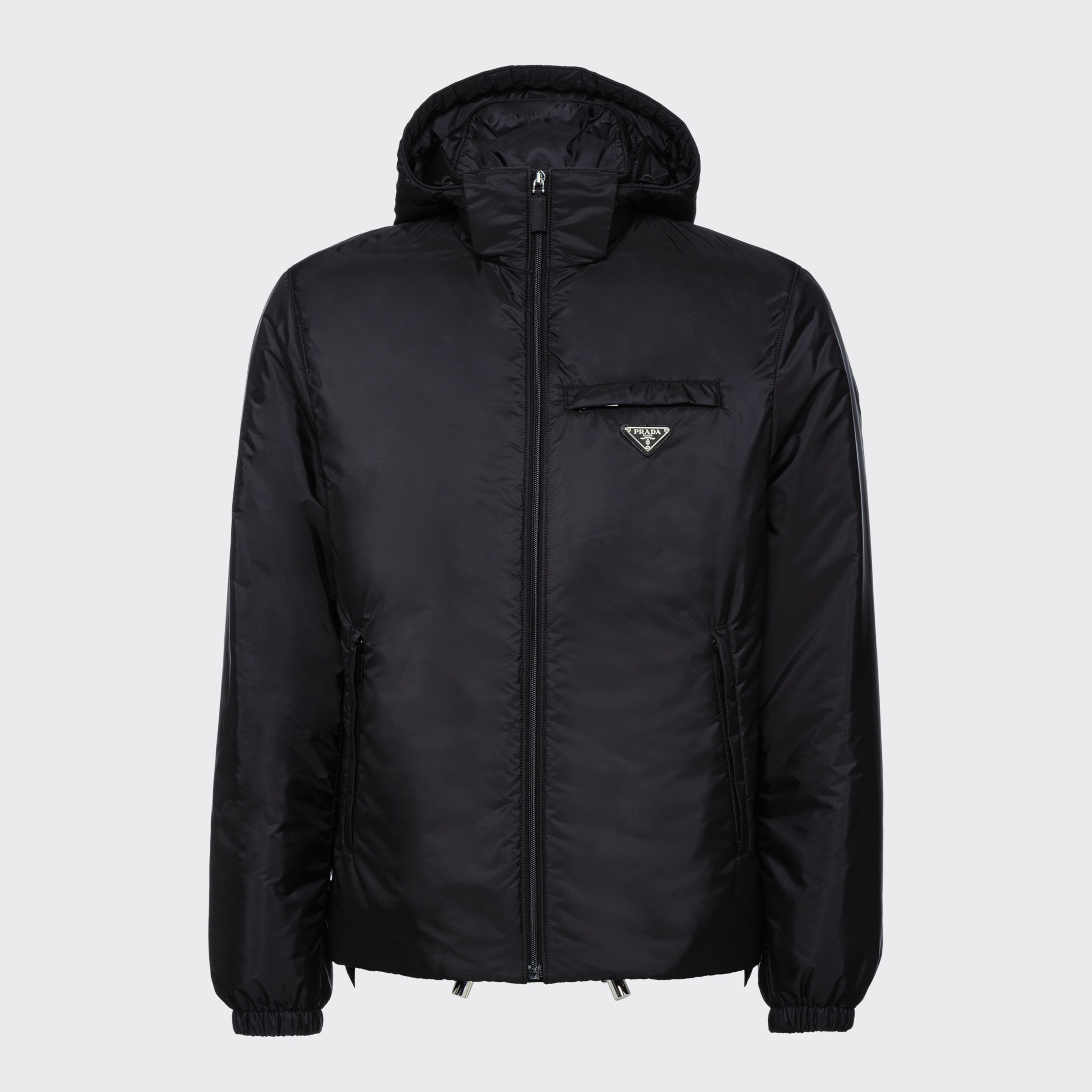 NIGO Prada Men’s Autumn and Winter Solid Color Letter Logo Hooded Warm Zipper Long Sleeve Puffer Down Jacket #nigo73867