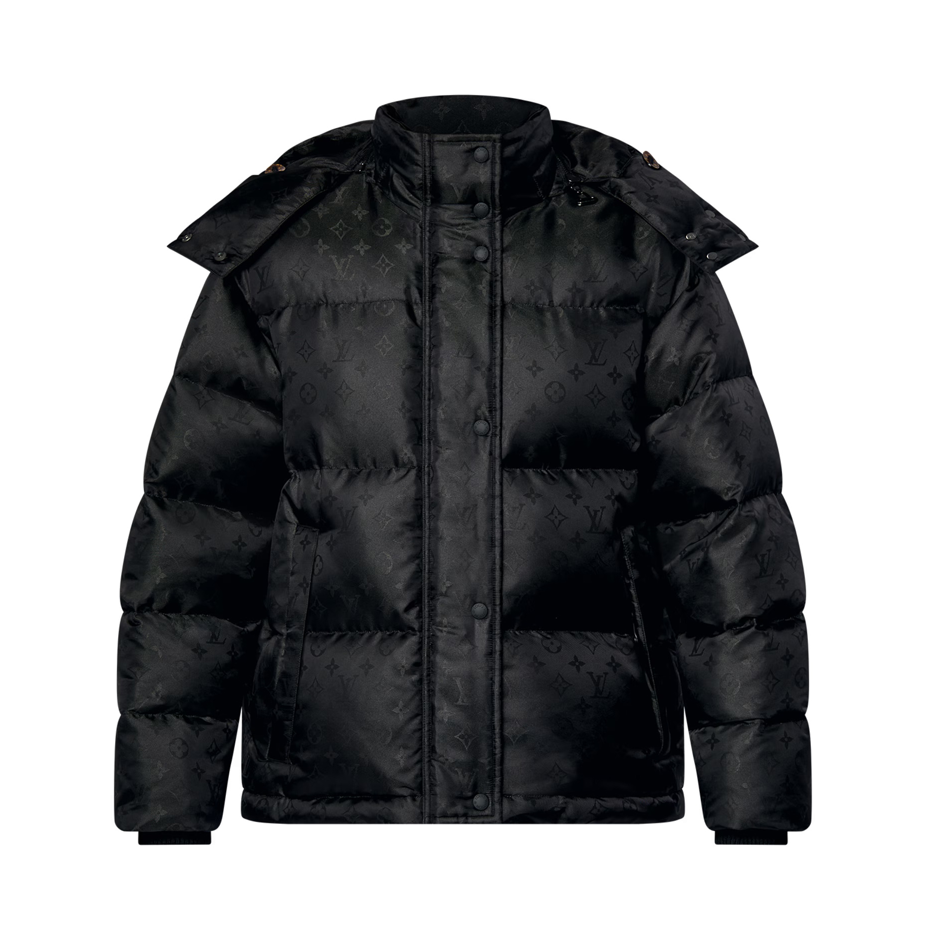 NIGO Louis Vuitton Women's Winter Solid Color Letter Printed Hooded Zipper Long Sleeve Puffer Down Jacket #nigo73864