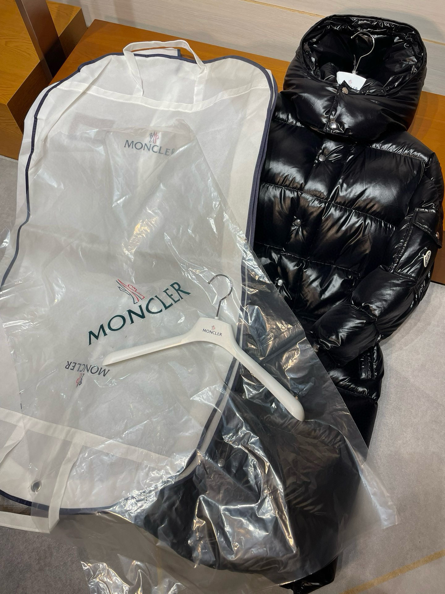 NIGO Moncler Women's Winter Solid Color Hooded Long Zipper Long Sleeve Down Jacket #nigo73874