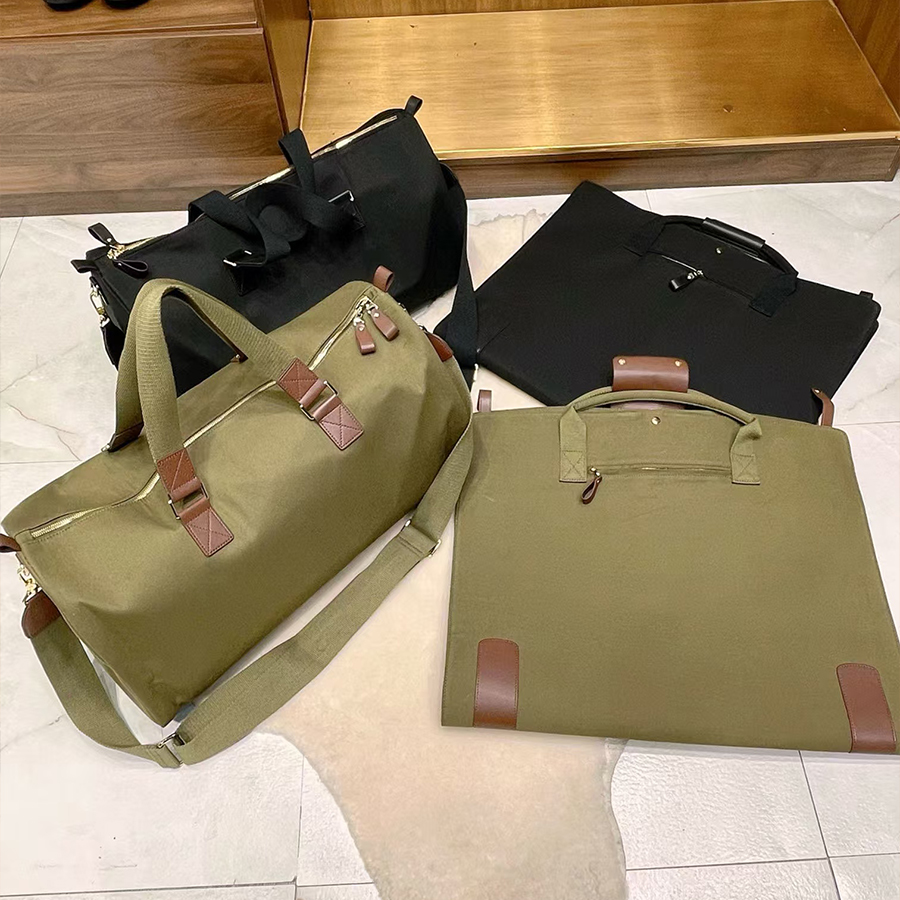 NIGO Fashion Large Capacity Travel Bag Suit Organizer Fitness Bag Solid Color Handbag Bag Ngvp #nigo9543