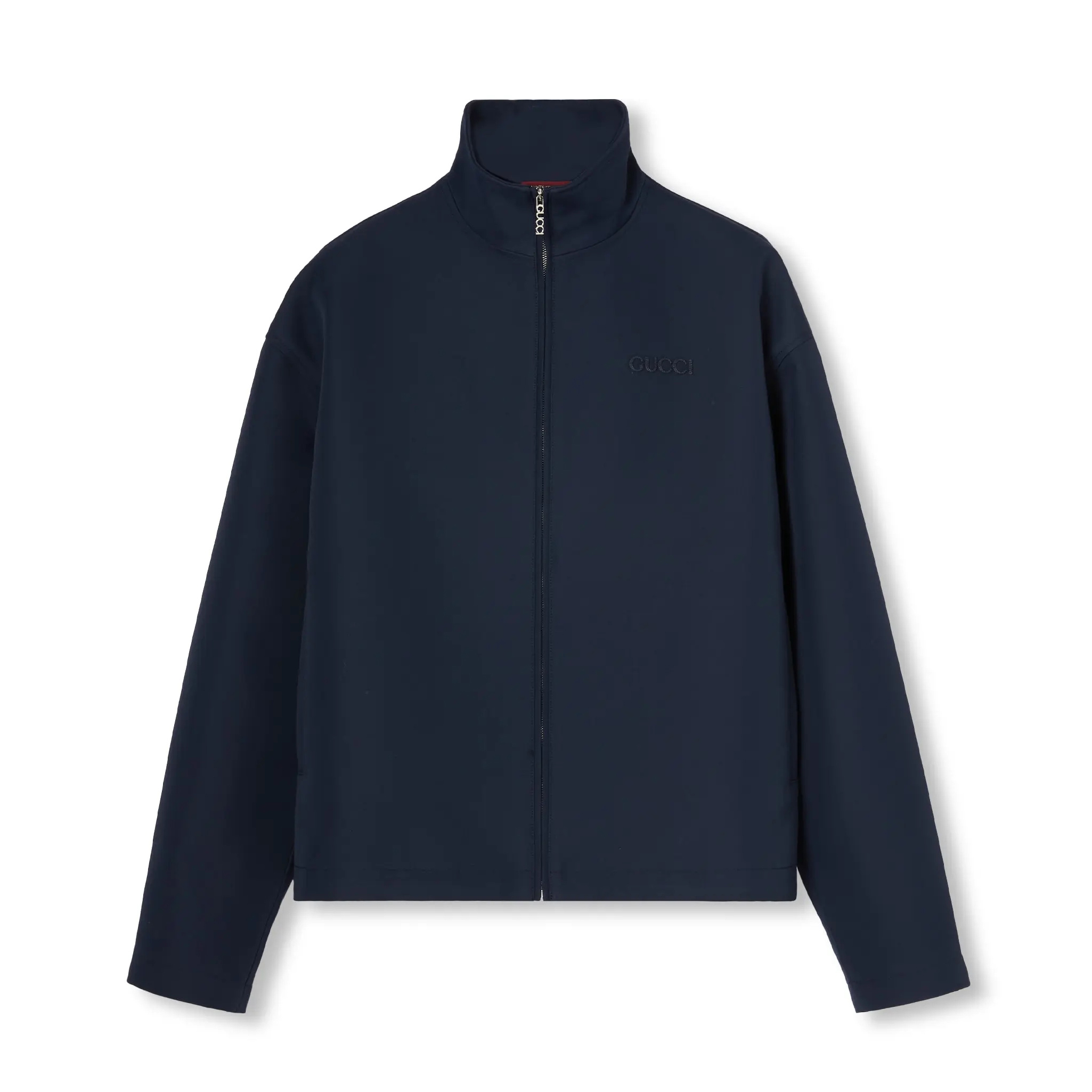 NIGO Gucci Men's Spring and Autumn Solid Color Letter Logo Embroidery Standing Collar Long Sleeve Zipper Jacket #nigo73917