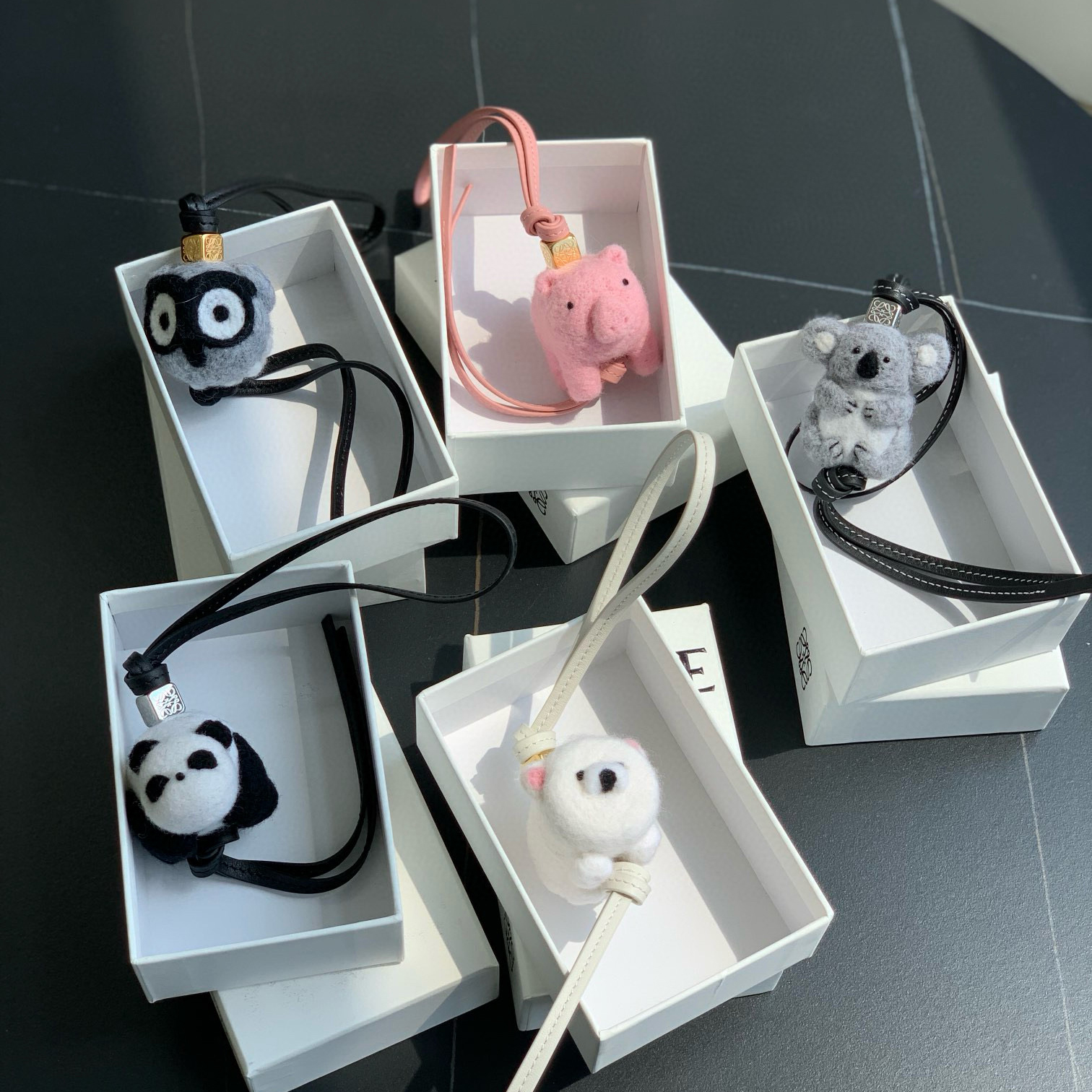 NIGO Loewe Felt And Sheepskin Fashion Trend Animal Shape Pendant Jewelry #nigo73916