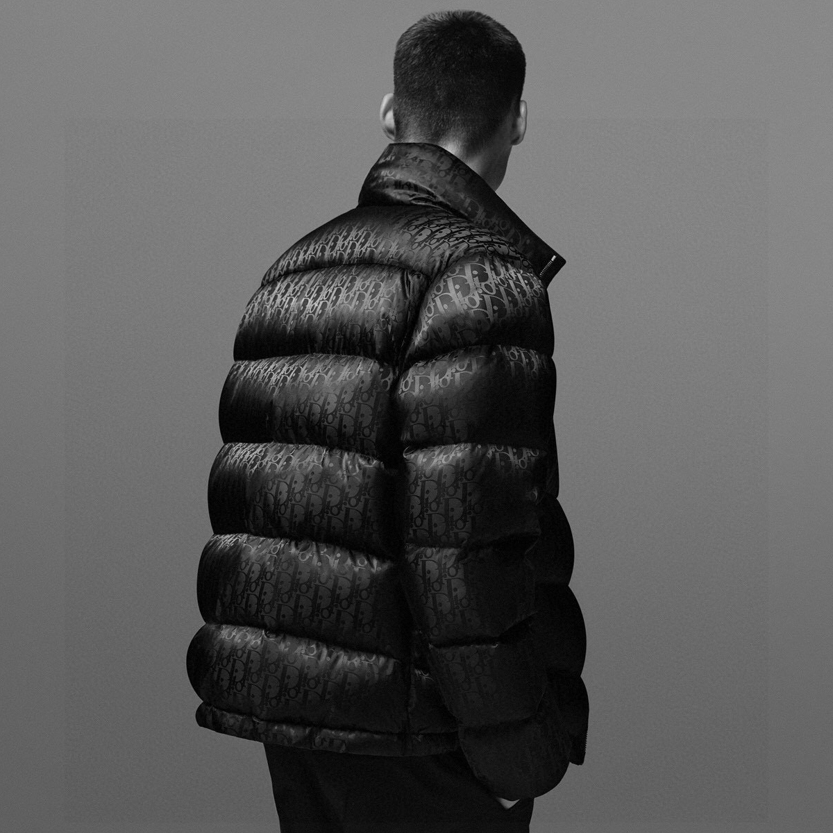 Nigo Dior Men's Winter Solid Color Logo Full Print Zipper Collar Down Long Sleeve Puffer Down Jacket #nigo73942