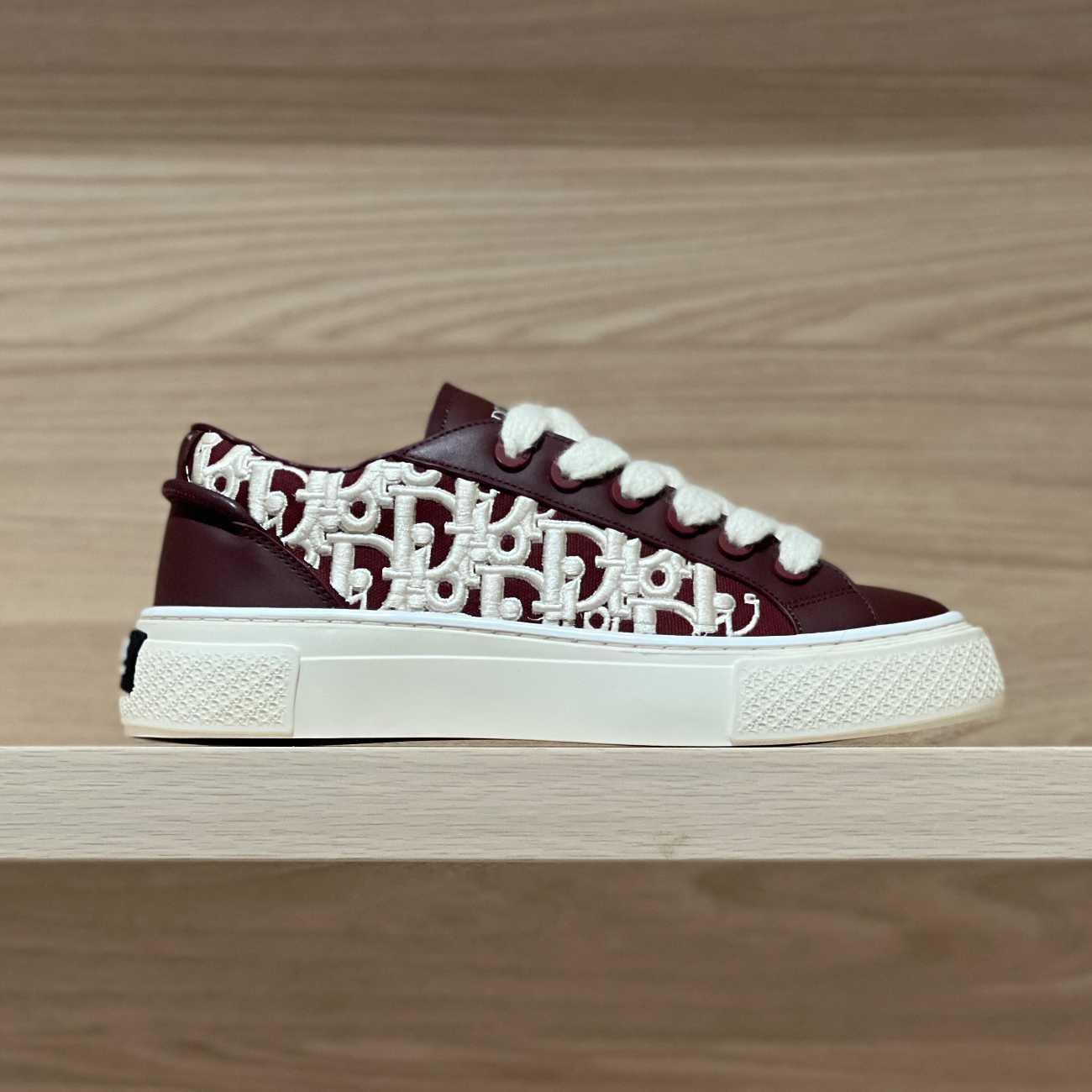 NIGO Dior B33 Men's and Women's Low Top Lace Up Leather Casual Embroidered Printed Thick Bottom Height Increasing Sneakers #nigo73948