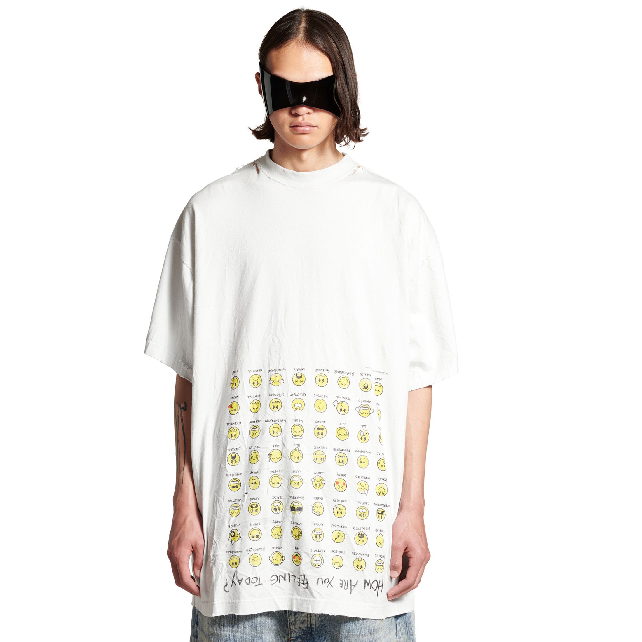 NIGO Balenciaga Men Women HOW ARE YOU FEELING TODAY Printed Round Neck Cotton Summer Straight Loose Solid Color Short Sleeve T-Shirt Ngvp #nigo9555