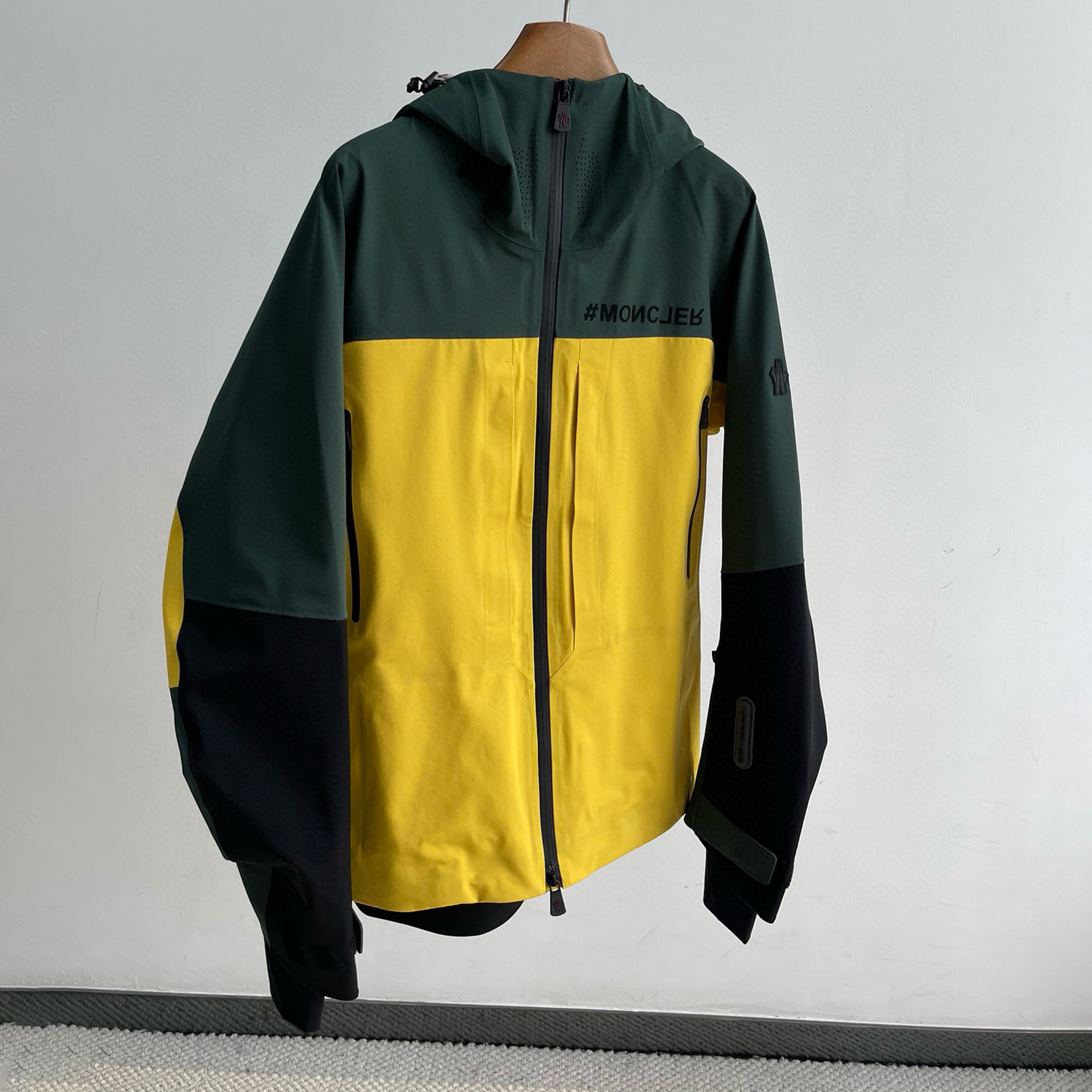 NIGO Moncler Men's Autumn and Winter Colorblocking Hooded Casual Zipper Long Sleeve Ski Jacket #nigo73952