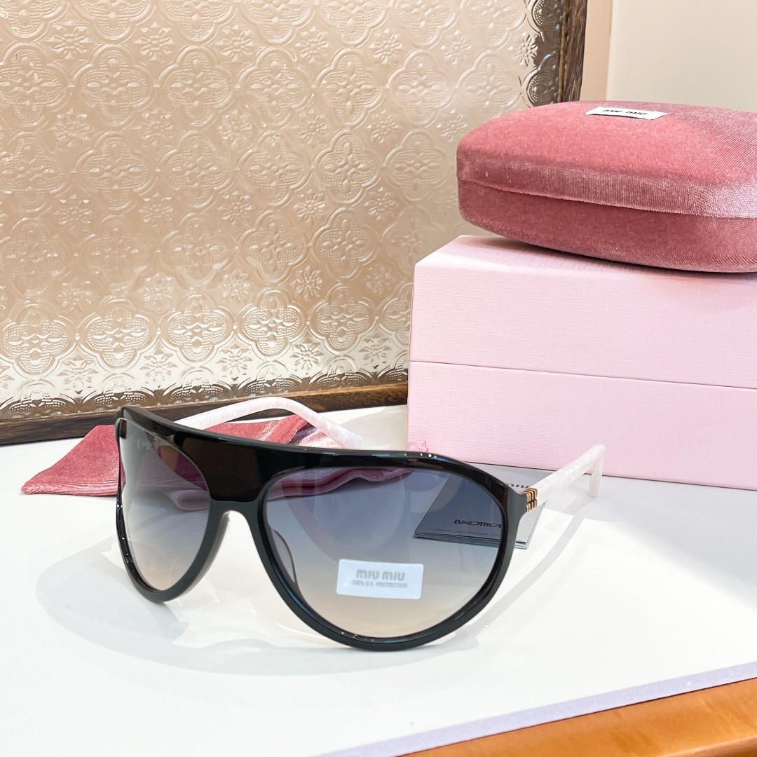 NIGO MiuMiu Men's and Women's Solid Color Logo Fine Sisters Acetate Nylon Aviator Style Sunglasses Eyeglasses Glasses #nigo73986