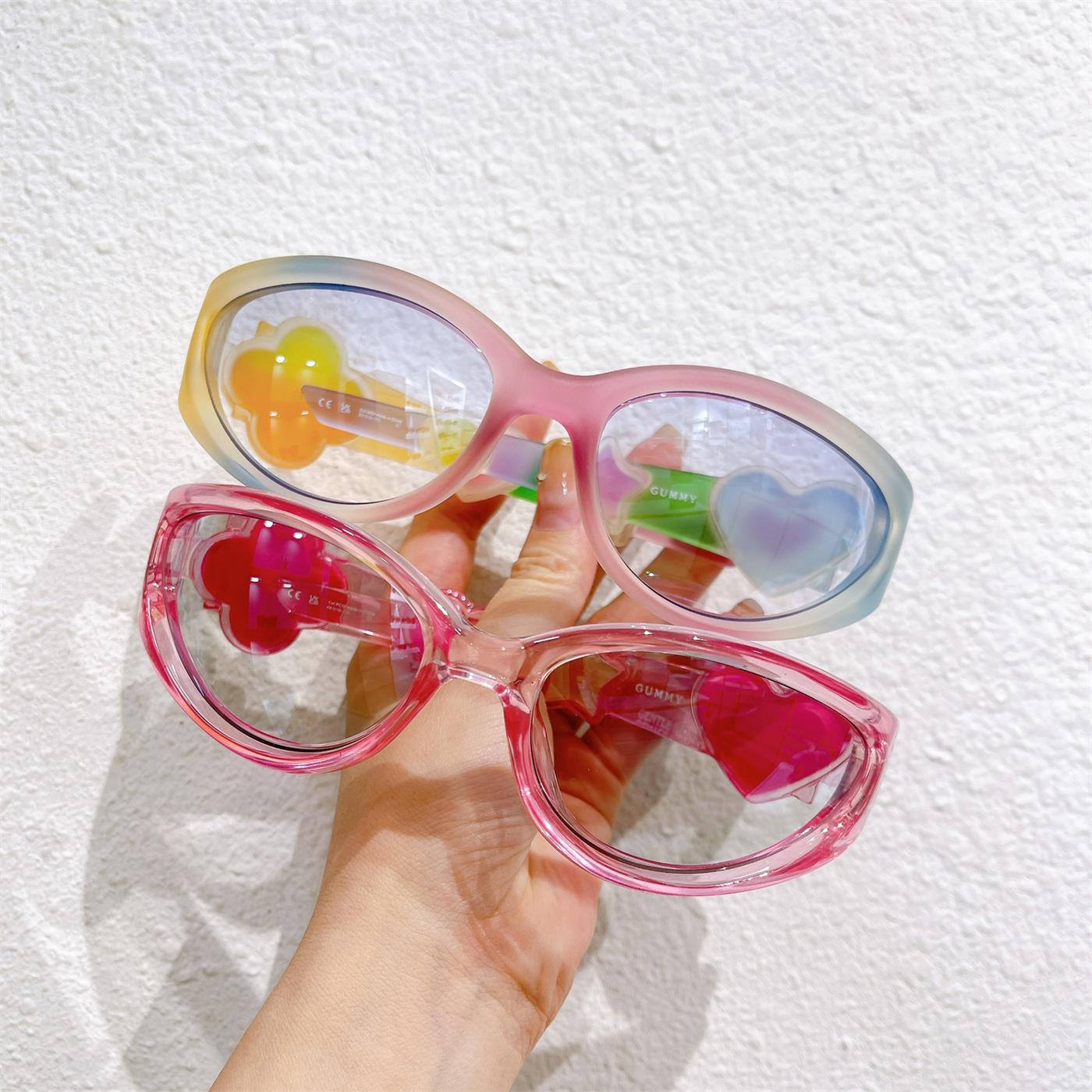 NIGO Gentle Monster Jelly Men's and Women's Lens Legs Candy Decoration Irregular Shape Sunglasses Eyeglasses Glasses #nigo74133