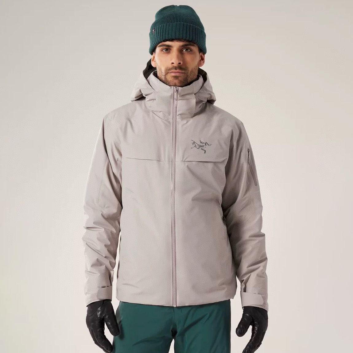 NIGO Arcteryx Men’s Autumn And Winter Solid Color Zipper Waterproof Windproof Long-Sleeved Hooded Puffer Down Jacket #nigo74124