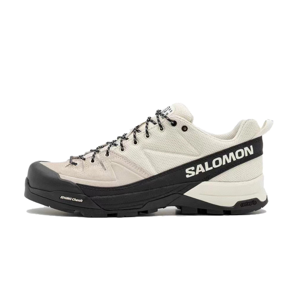 NIGO MM6 Maison Margiela x Salomon X-ALP Men's Women's Cowhide Mesh Fashion Casual Sneakers Couple Model Black And White Colorblocking Shoes #nigo74126