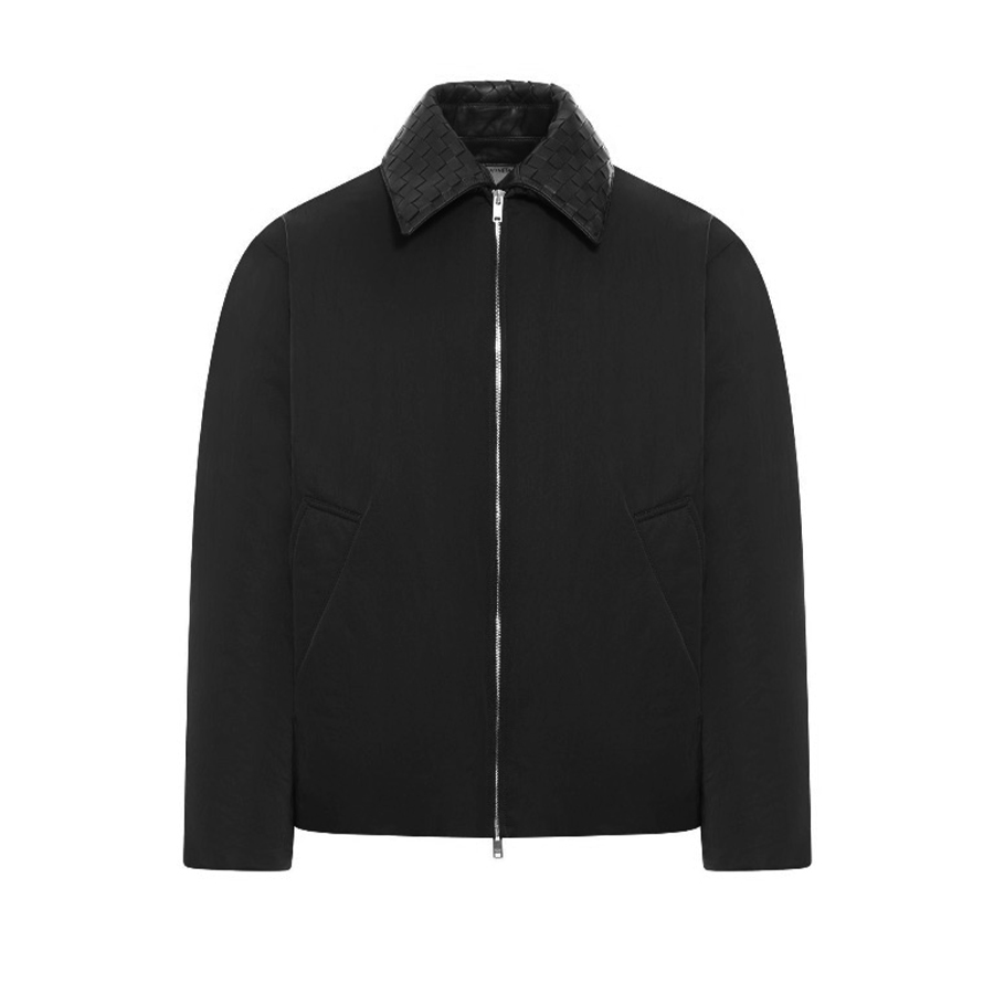 NIGO Bottega Veneta Men's Spring And Fall Nylon Down Jacket Woven Collar Long Sleeve Zipper Casual Fitted Jacket Ngvp #nigo9578