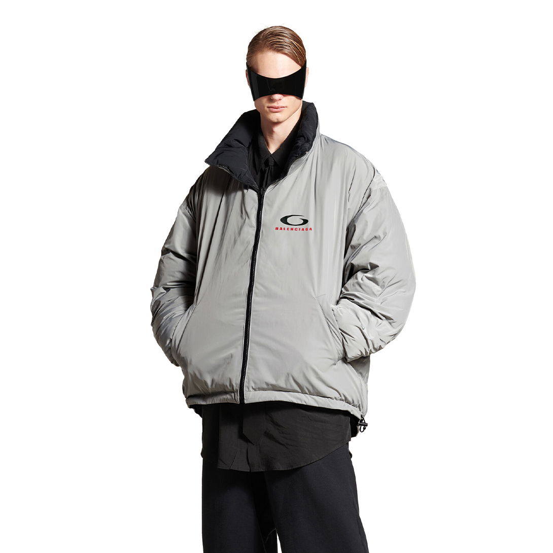 NIGO Balenciaga Men's Vintage COCOON KICK PUFFER Jacket Reversible Cotton Stand Collar Logo Embroidery Fitted Long Sleeve Jacket #nigo71723