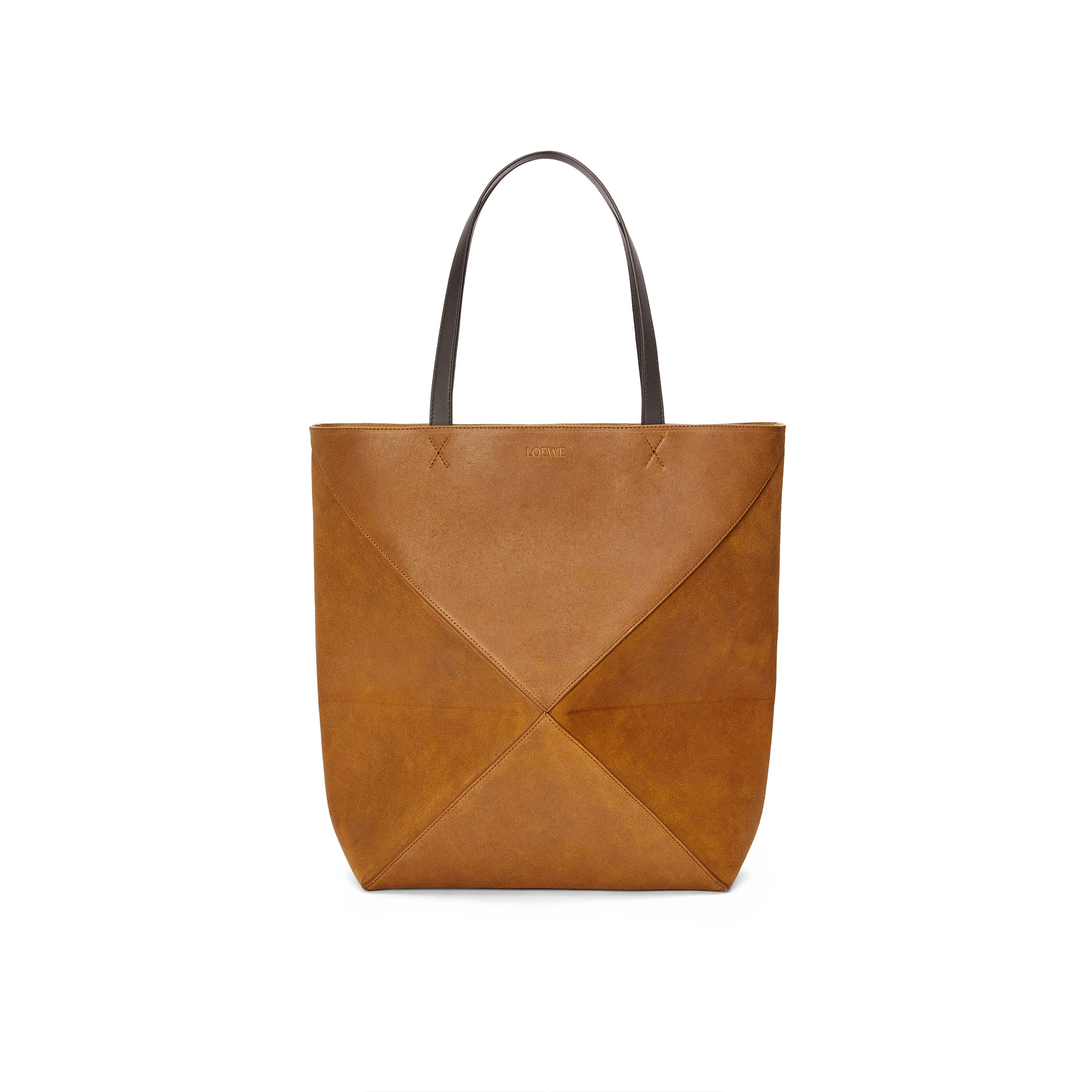 NIGO Loewe Large Pressed Suede Puzzle Fold Handbags Classic Handbags Geometric Lines Foldable New Casual Bag Tote Bags #nigo71733
