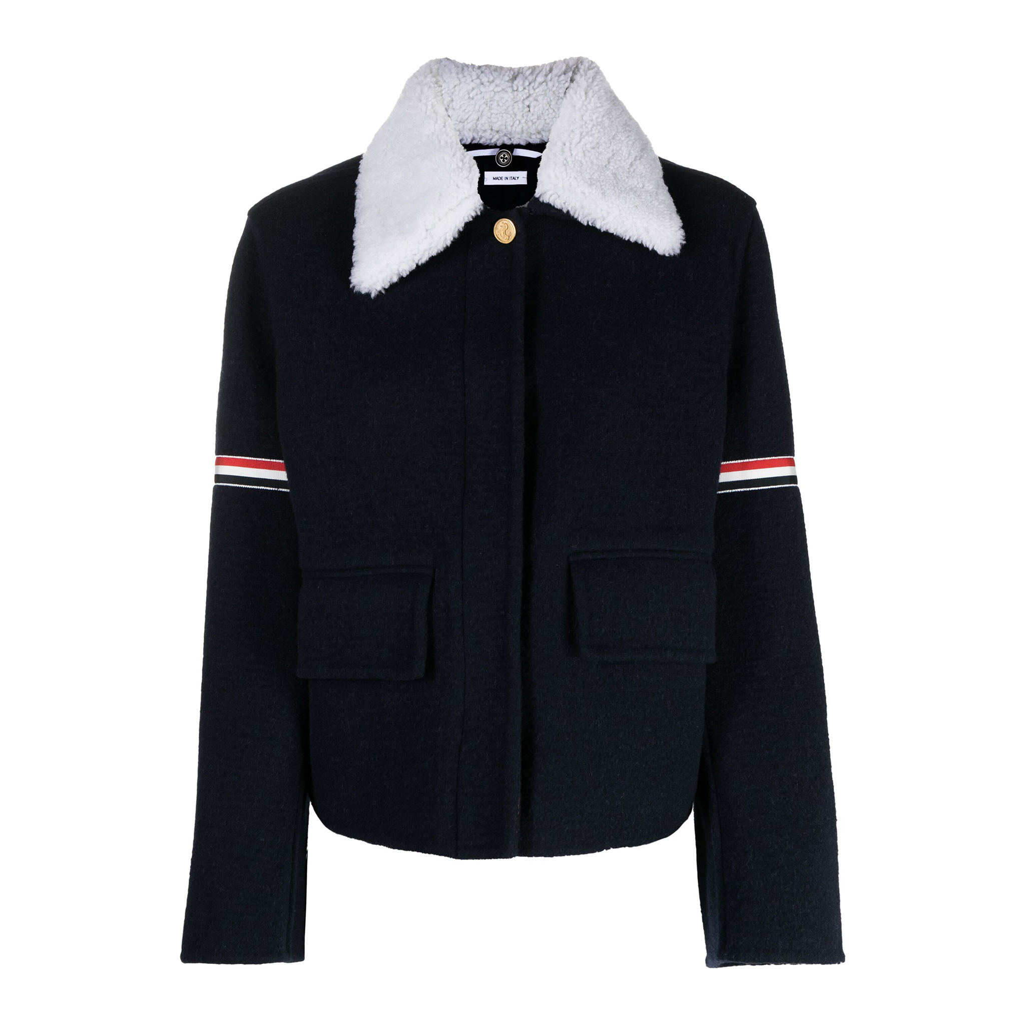NIGO Thom Browne Women's Spring And Autumn Wool Fitted Lapel Single-Breasted Long-Sleeved Casual Solid Color Jacket Ngvp #nigo9577