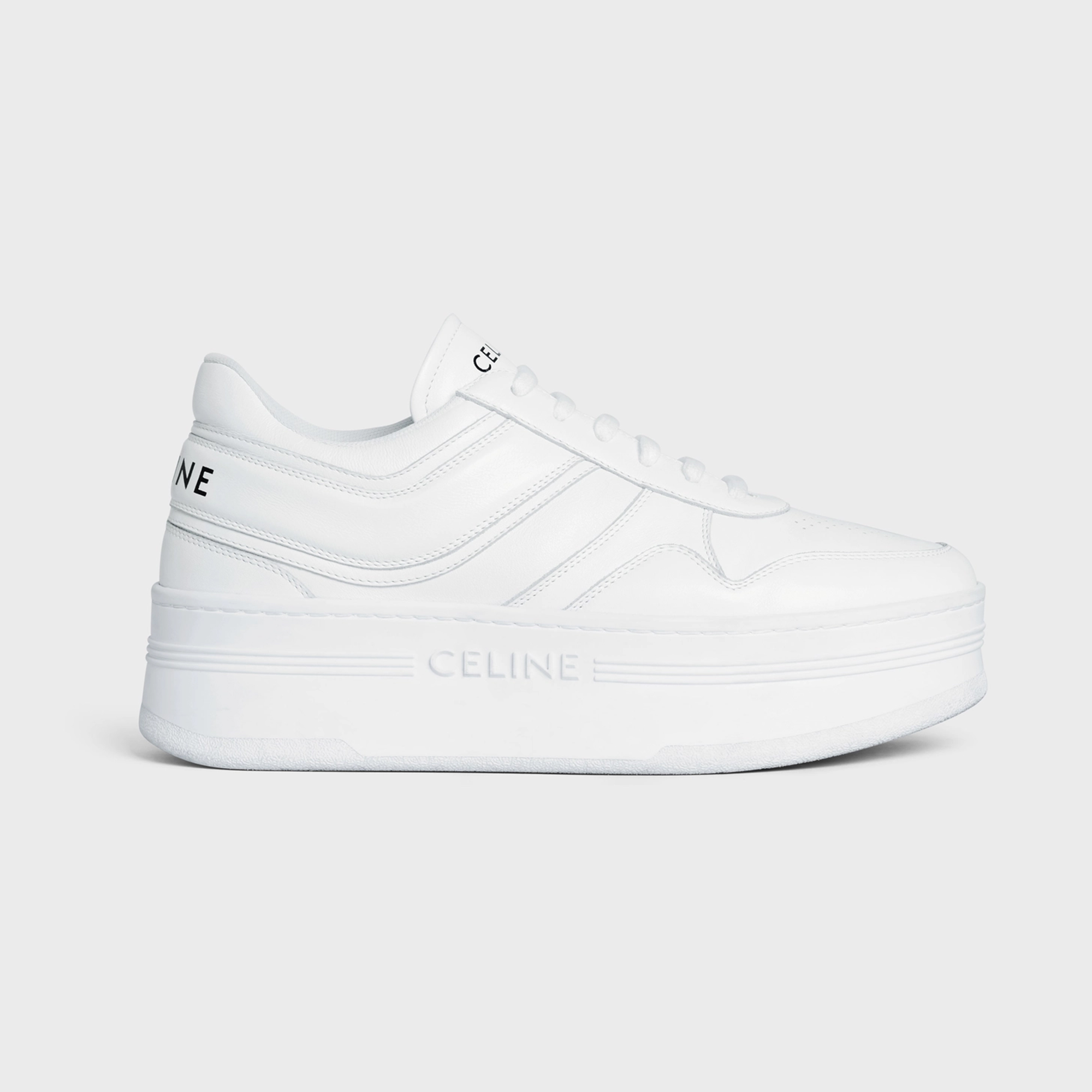 NIGO Celine Women's Retro Low Top Lace Up Solid Color Calf Leather Sneakers Casual Shoes #nigo71724