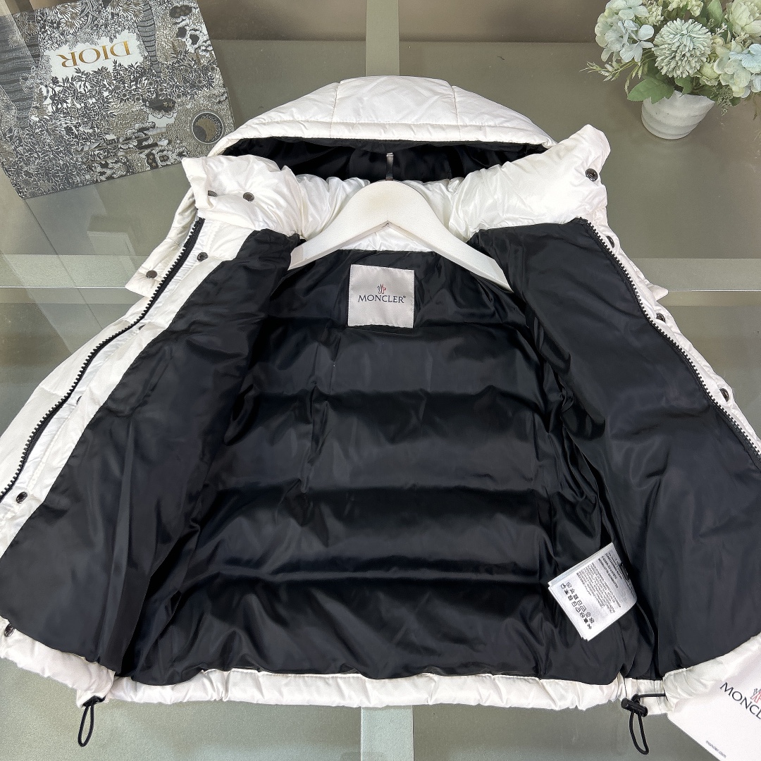 NIGO Moncler Kid's Winter Logo Large Pockets Long Sleeve Hooded Warm Puffer Down Jacket #nigo31358