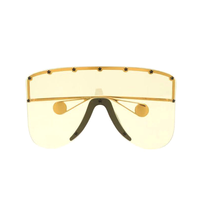 NIGO Gucci Women's Solid Color Irregular Shape Sunglasses Eyeglasses Glasses #nigo74145