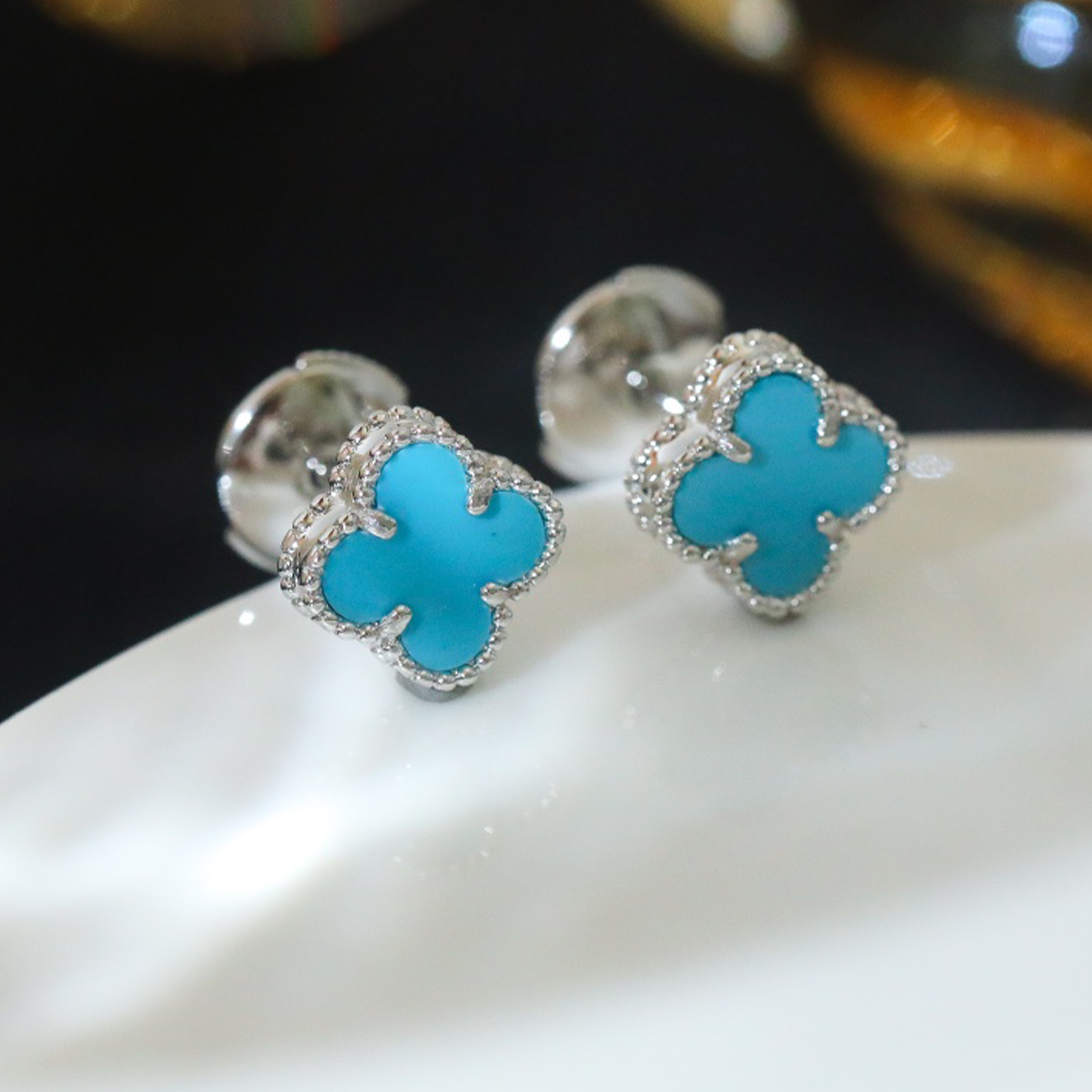 NIGO Van Cleef&Arpels Vintage Alhambra Earrings Small Delicate Elegant Luxurious Chic Clover Earrings Jewelry Accessories #nigo71739