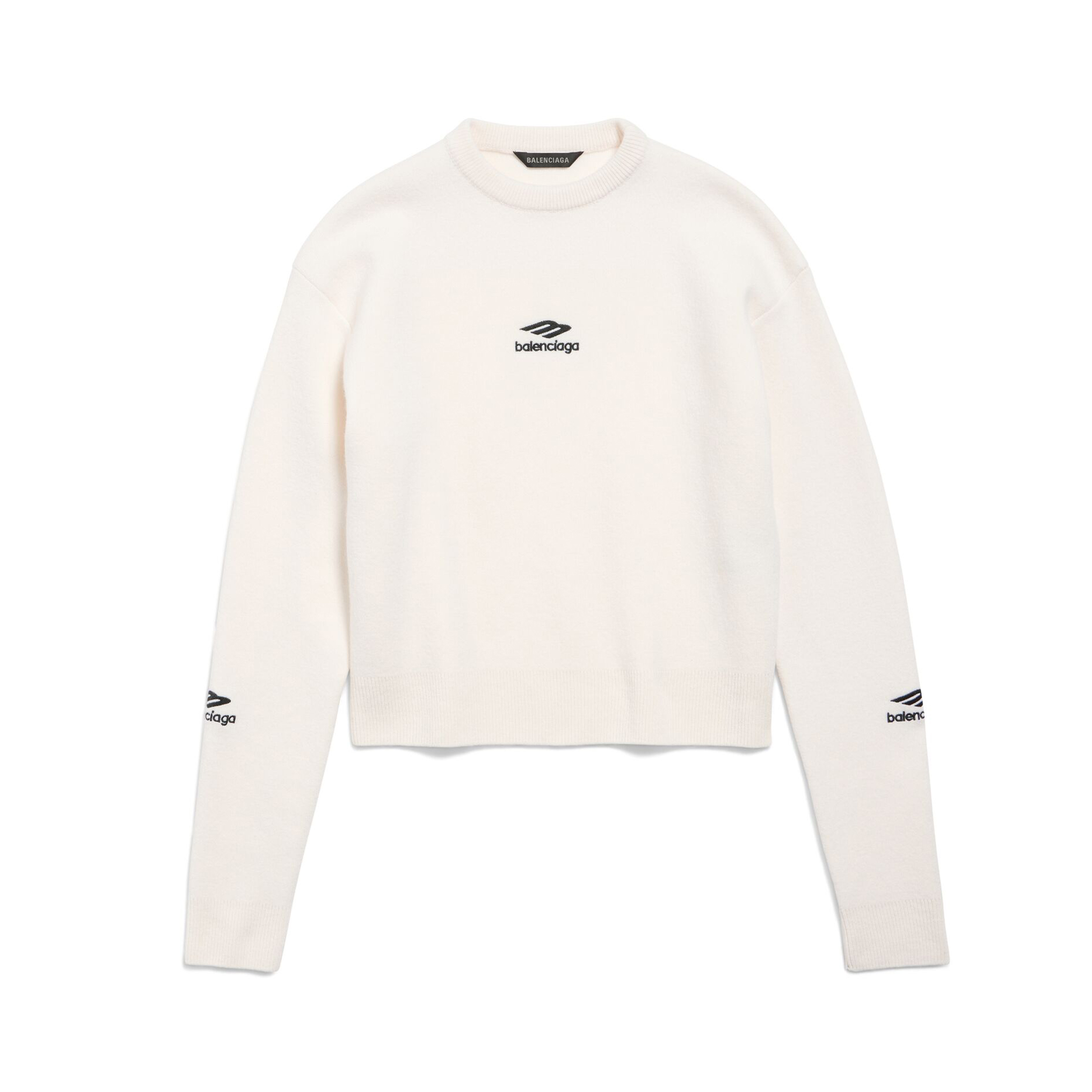 NIGO Balenciaga Men's SKI Crew Neck Top Logo Printed Spring & Fall Reversible Wool Blend Long Sleeve Knit Sweater #nigo71742