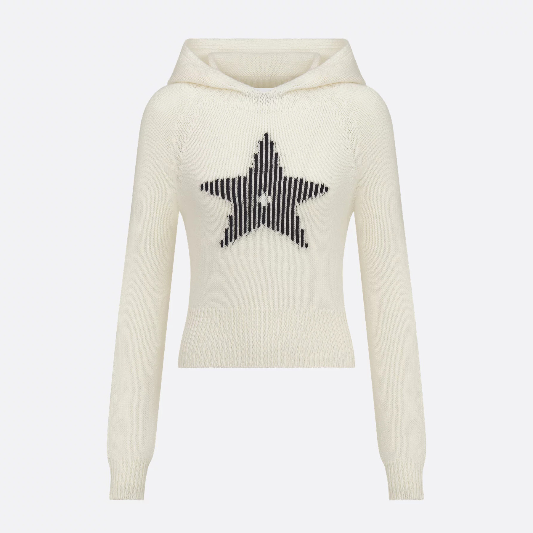 NIGO Dior Women's Spring/Summer Solid Color Star Monogram Hooded Long Sleeve Knitted Sweater #nigo74181