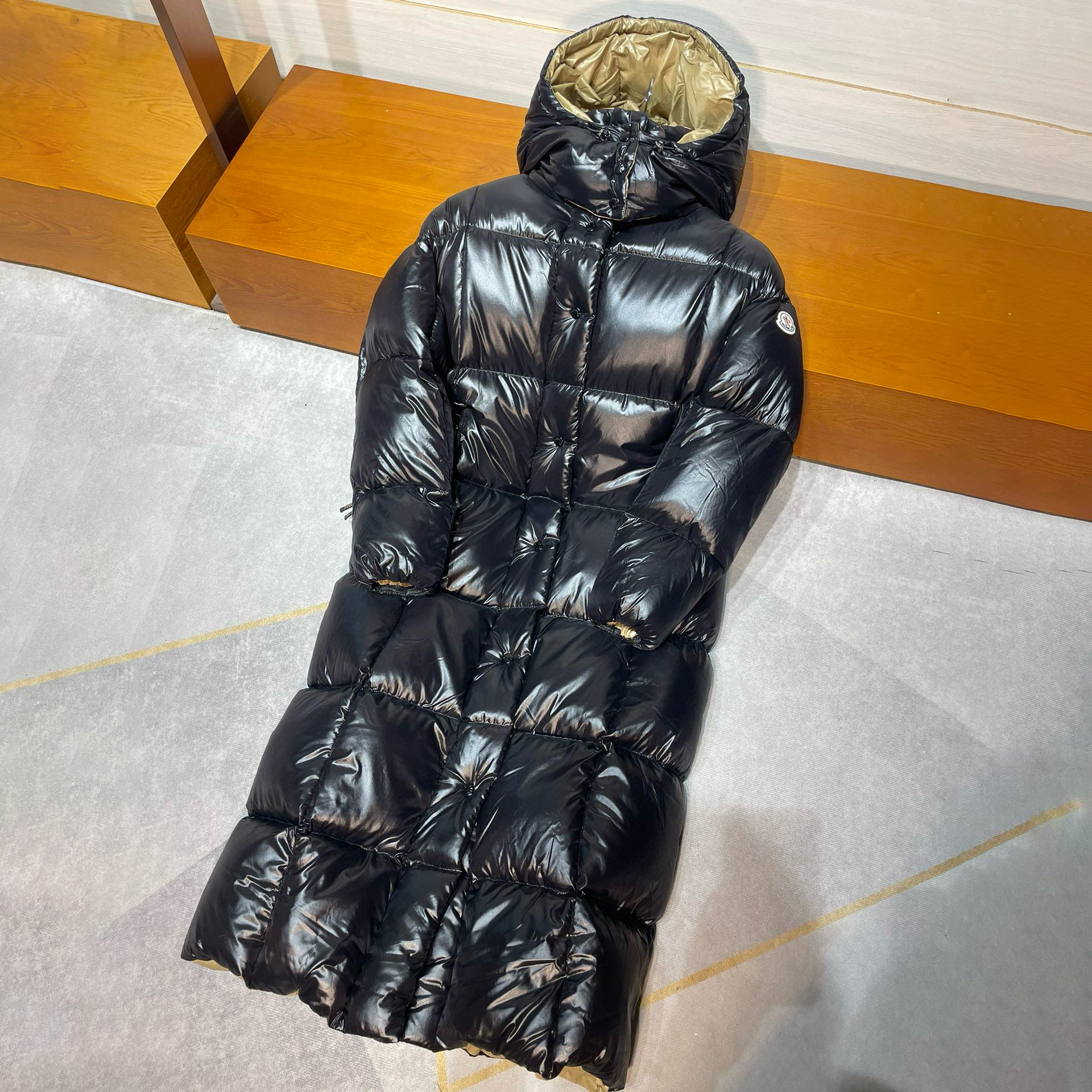 NIGO Moncler Women's Winter Solid Color Hooded Long Zipper Long Sleeve Down Jacket #nigo74197