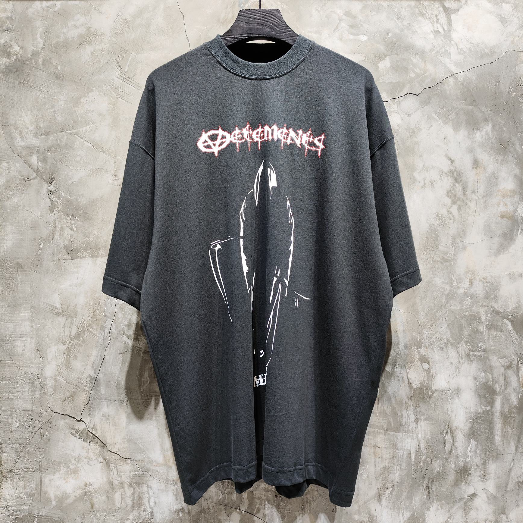 NIGO Vetements Men's Summer Black Illustration Style Printed Round Neck Short Sleeve T-Shirt #nigo74177