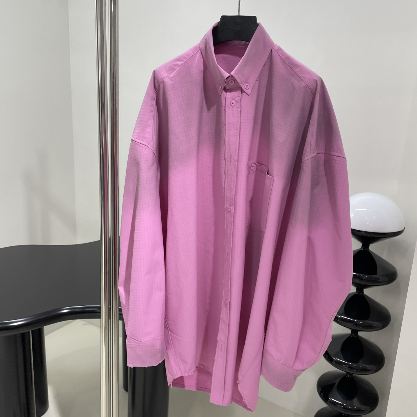 NIGO Balenciaga Men's And Women's Spring And Fall Solid Color Cotton Loose Fit Single Breasted Long sleeved Shirt Jacket Spliced Work Pants Suit Set #nigo74176