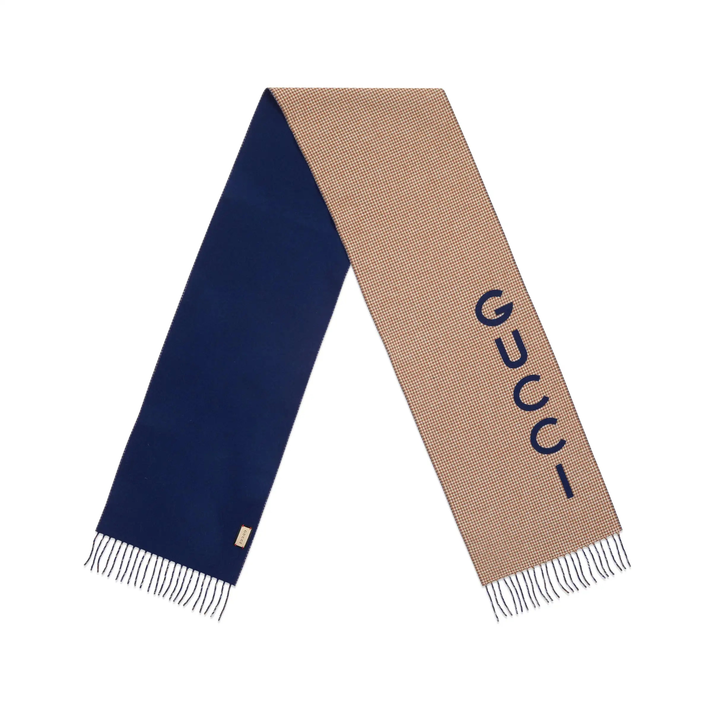 NIGO Gucci Women's Autumn and Winter Monogrammed Double Sided Cashmere Scarf #nigo74184