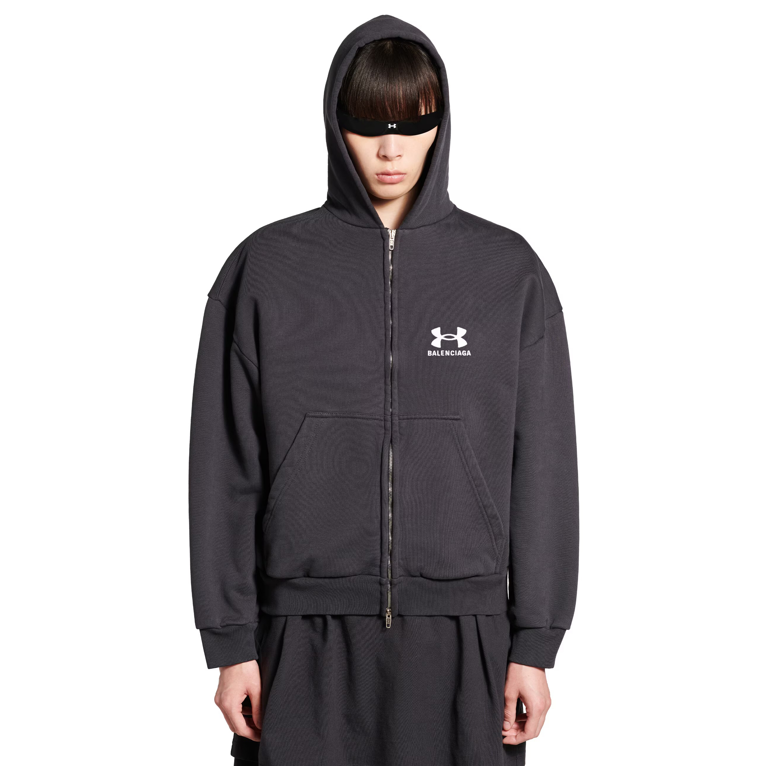NIGO Balenciaga Men's And Women's Spring And Fall Embroidery Letter Print Hooded Zipper Long Sleeve Jacket #nigo74215