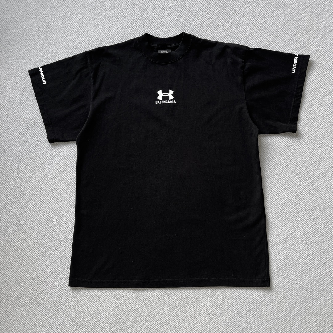 NIGO Balenciaga Men's And Women's Summer Solid Color Logo Pattern Round Neck Cotton Short Sleeve T-shirt #nigo74263