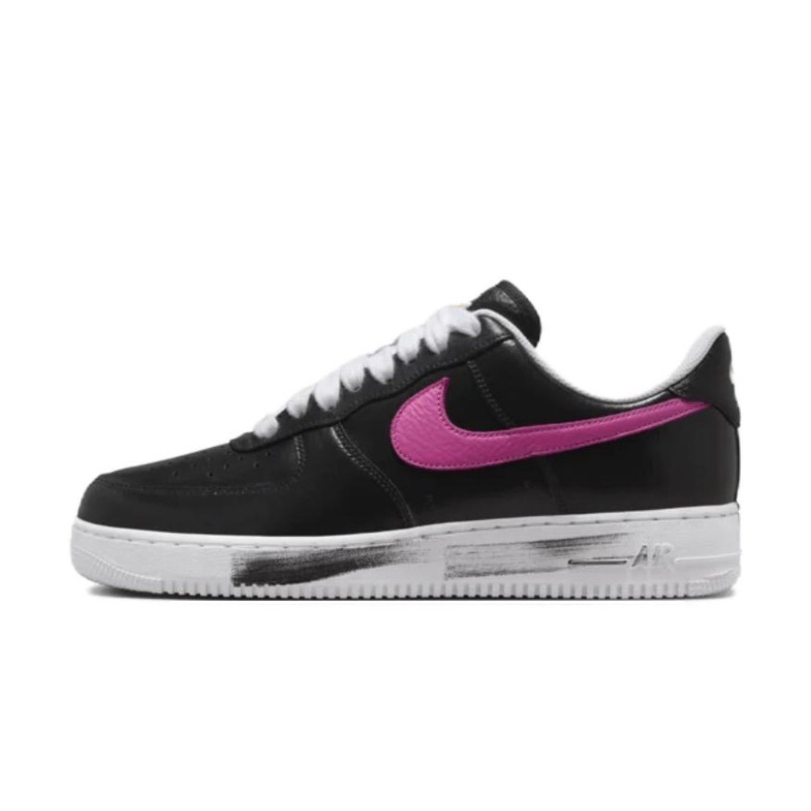 NIGO Nike Men's and Women's Black Leather Daisy Logo Low Top Lace Up Flats Shoes #nigo74264