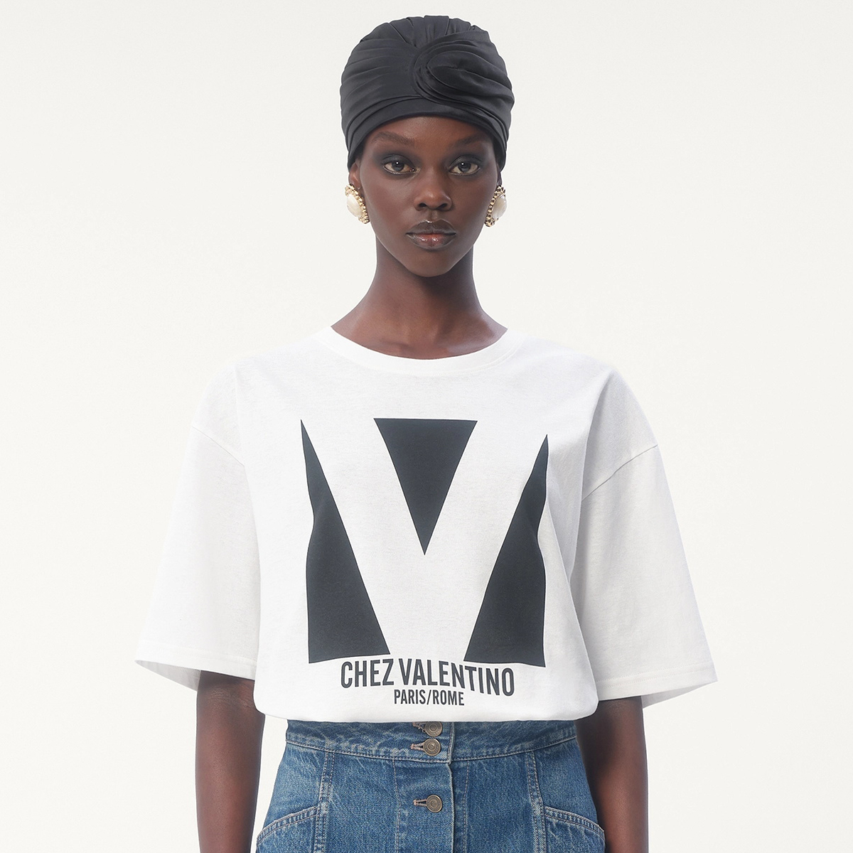 NIGO Valentino Men's And Women's Summer Solid Color Logo Letters Printed Loose Short Sleeved T-shirt #nigo74282