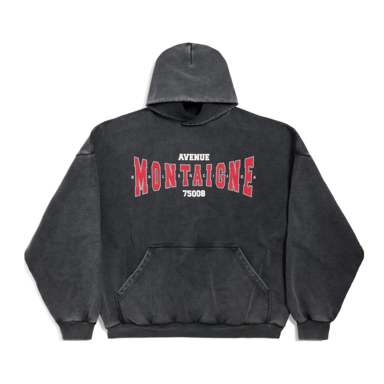 NIGO Balenciaga Men's Spring and Autumn Solid Color Letter Printed Cotton Hooded Sweatshirt #nigo74277